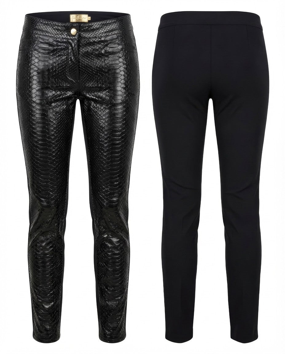 Luciana Sanmartin | Genuine Python Skinny Pants