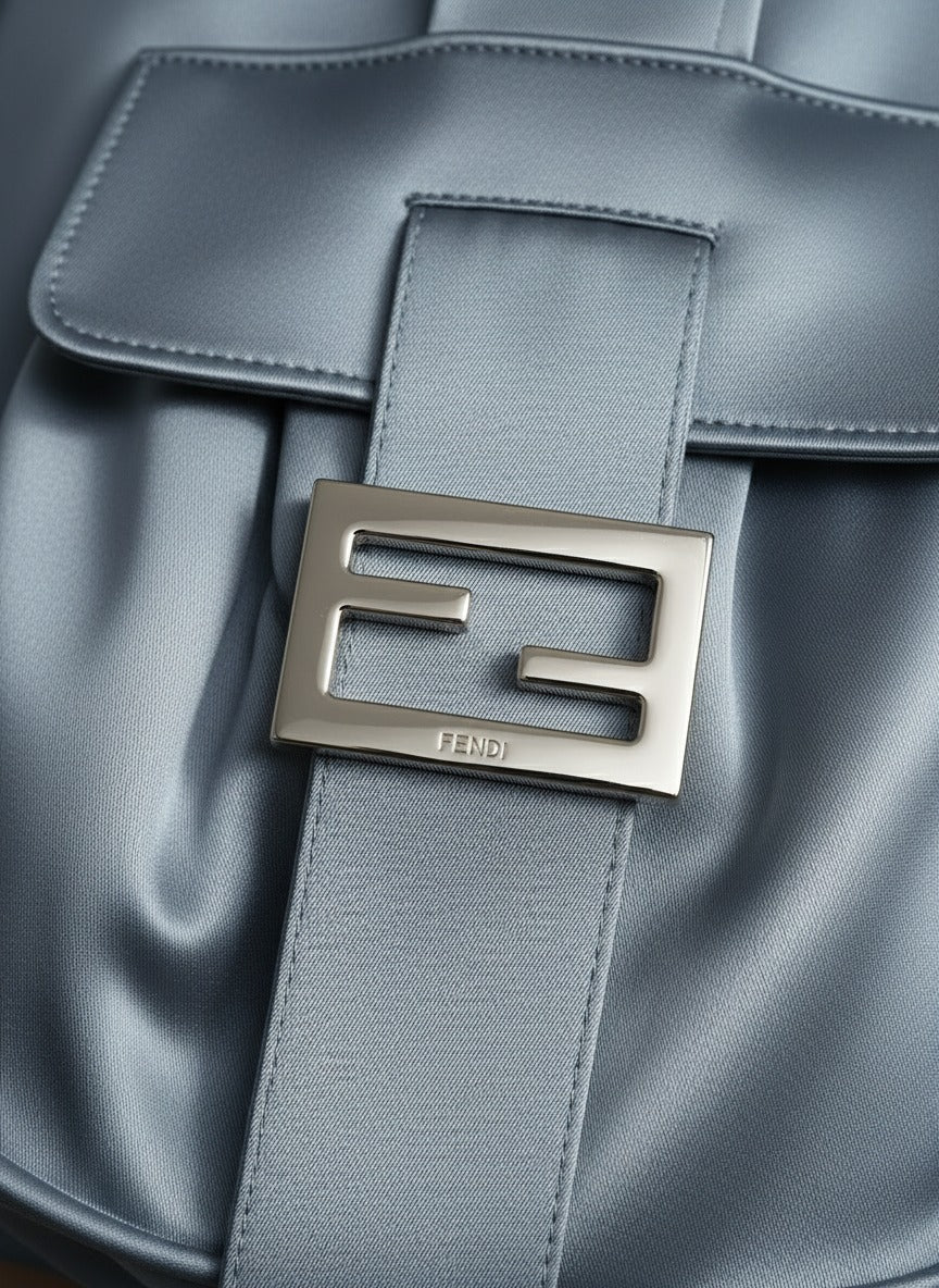 Fendi Satin Cargo Mini Skirt (Resort 2023)