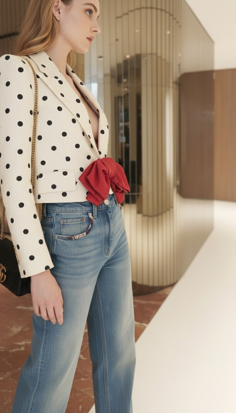 Valentino Cropped Blazer