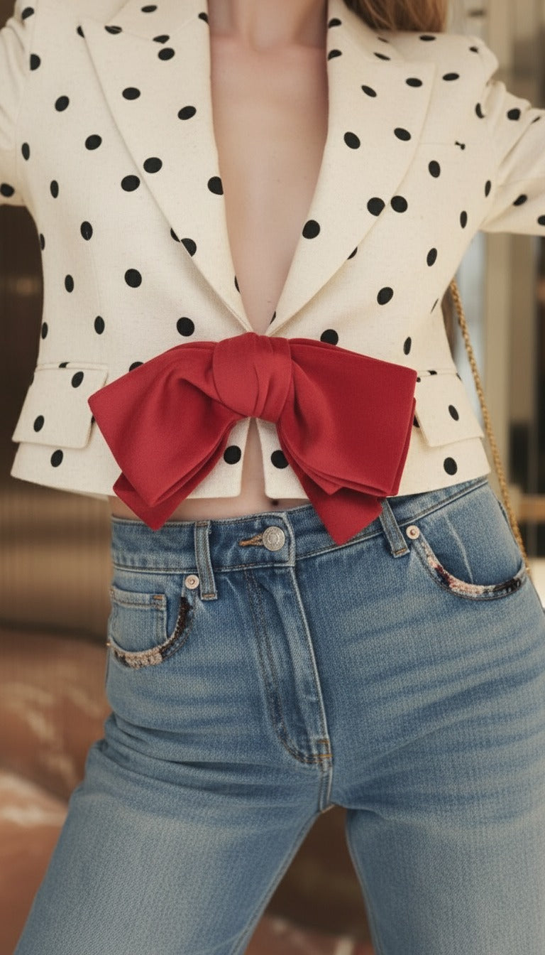 Valentino Cropped Blazer