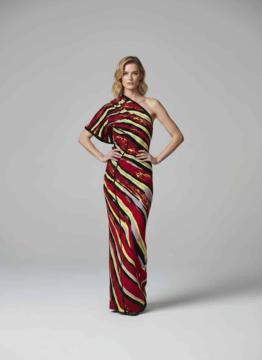 Bottega Veneta | “Odyssey” Asymmetrical Column Dress | SS24